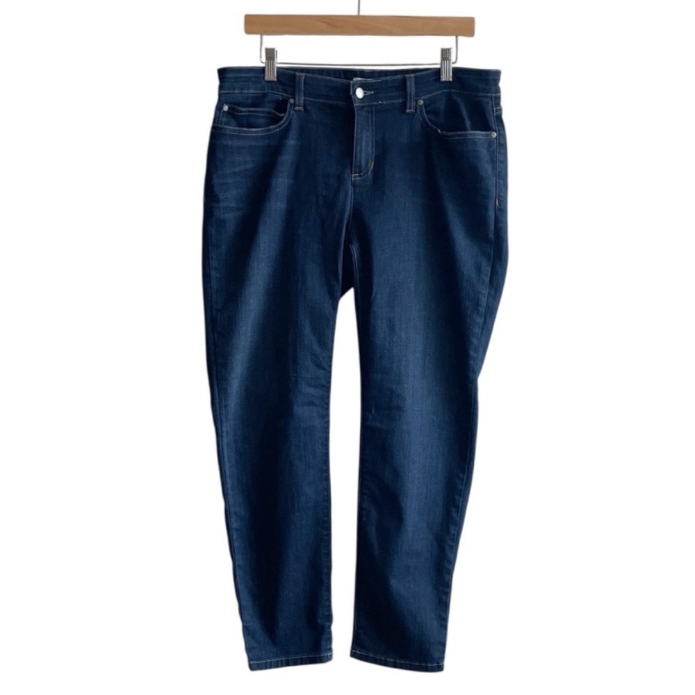 NEW Eileen Fisher dark wash skinny jeans size 14 14P